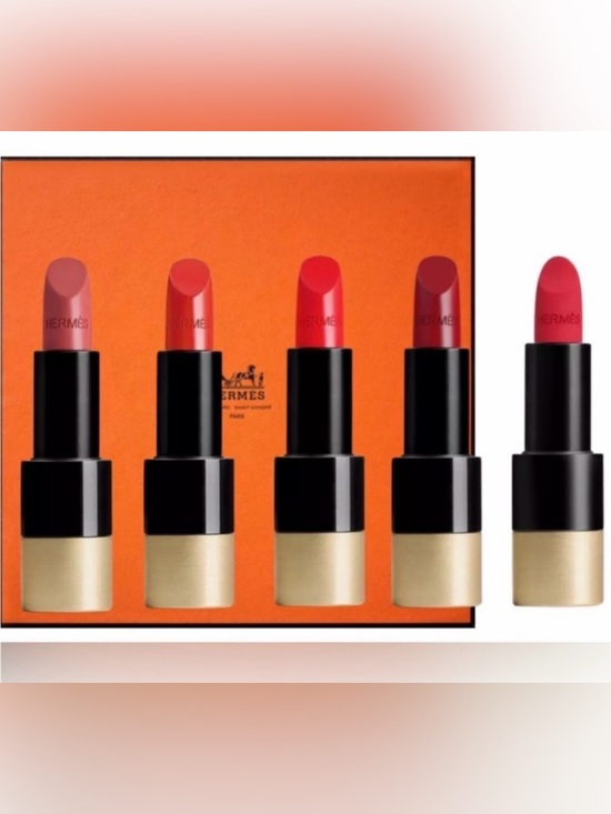 Hermes Other - Hermès Lipstick Set 5 Piece Rouge Hermès NWT Sealed Mini